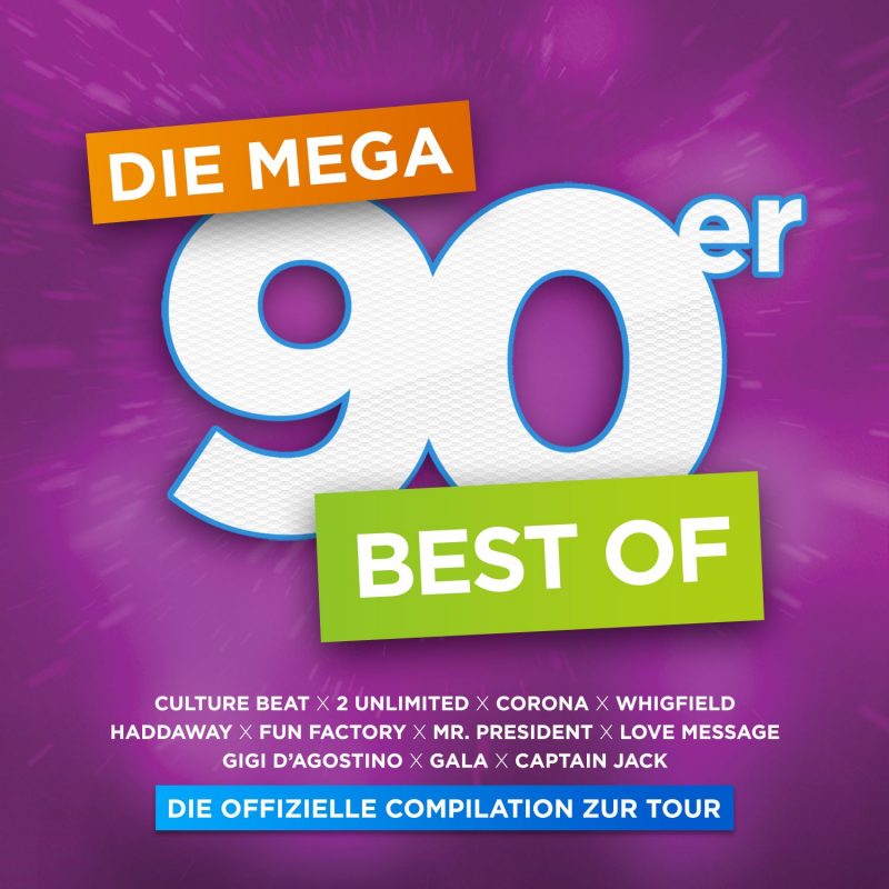 Various Artists – “Die Mega 90er – Best Of “ (Control/Edel)